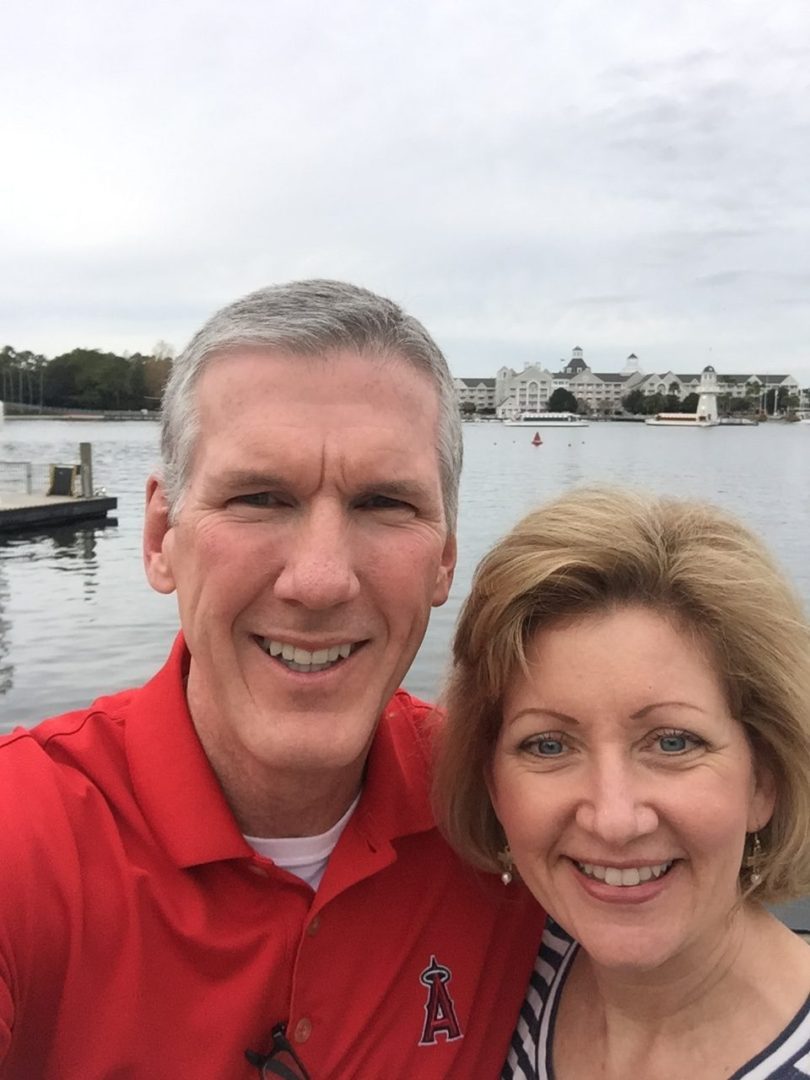 Selfie of Paul and Cheryl Williams in Florida